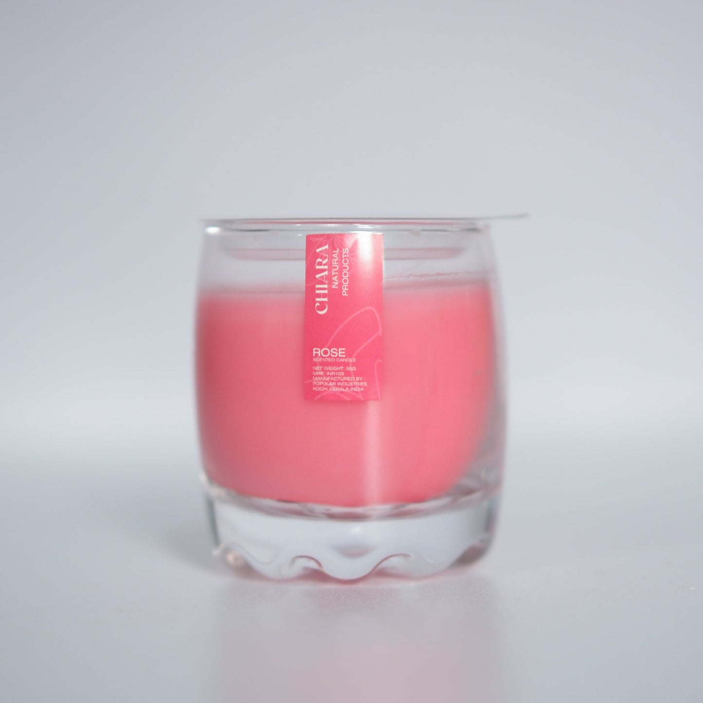Perfumed glass candle CHIARA